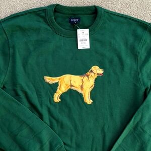 NWT JCrew Dog sweatshirt